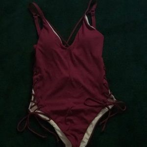 PacSun maroon one piece
